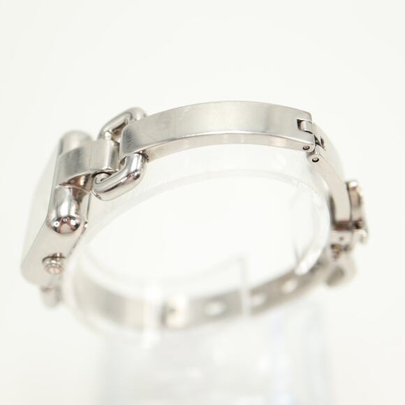 ESQ Movado Silver Tone 23mm Square Watch Swiss Made Buckle Bracelet New Battery main image 11